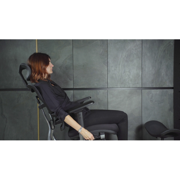 Hood I29 24 Hour Ergonomic Fabric Seat Office Chair 